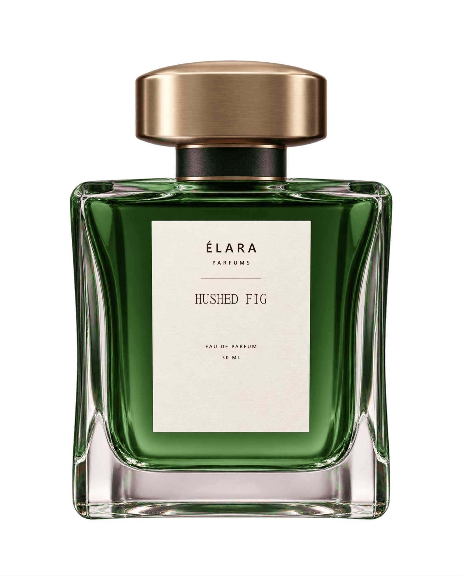Front view of the Hushed Fig bottle
